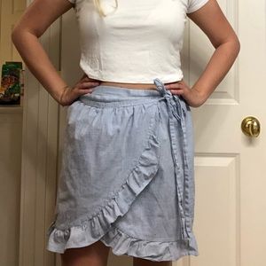 Madewell wrap skirt